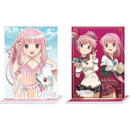 Hot Japan Anime Puella Magi Madoka Magica Tamaki Iroha Cartoon Large Acrylic Stand Figure Model Plate Desktop Cosplay Toy Decor