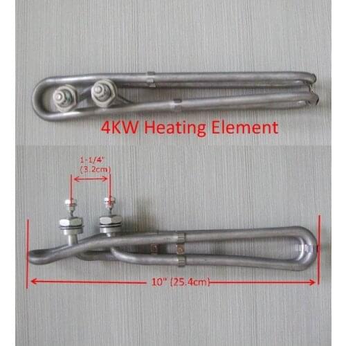 Hot Tub Spa Heater Element Flo Thru 4KW 240V 10"replace balboa M7 heater