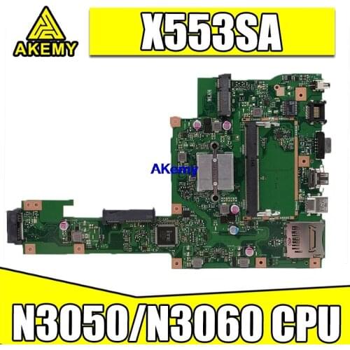 New ! Akemy X553SA Motherboard W/ N3050/N3060 For Asus X553SA X553S X553SA F553S A553S Mainboard 100% test OK