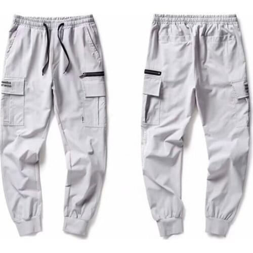 New Harajuku Men Clothing Fashion Streetwear Elastic Waist Harem Pants Men Ankle-Length Pants Casual joggers Sports Trousers men