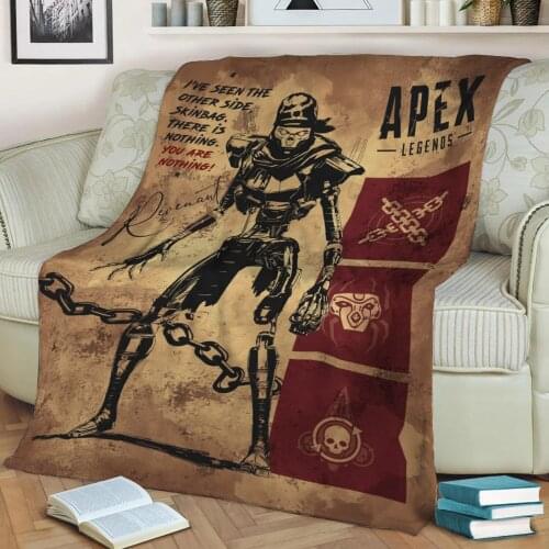 Apex Legends 3D Print Plush Blanket Throw On Sofa Home Decor Soft Warmth Washable Nap Blanket Dropshipping
