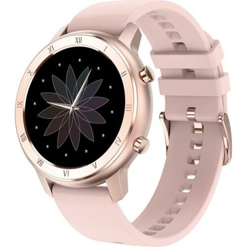 Full Touch Smart Watch Women IP68 Waterproof Bracelet ECG Heart Rate Monitor Sleep Monitoring Sports Smartwatch For Ladies