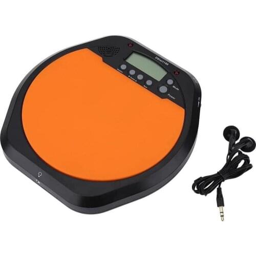2 in 1 Portable Digital Electronic Dumb Drum Pad Percussion Practice Metronome For Drummer Training Practice Drummer Practice