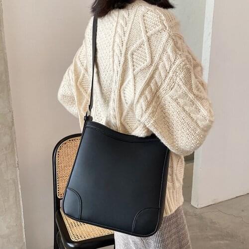 Casual Women Pu Leather Handbags Shoulder Bag High Quality Crossbody Bags for Women Fashion Ladies Small Messenger Bucket Bags