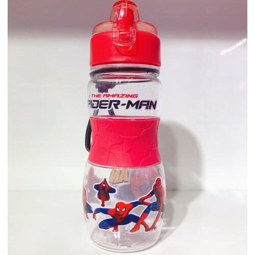 Disney cartoon student sippy cup, childrens cartoon sippy cup, creative small mouth space cup, handle cup, water bottle