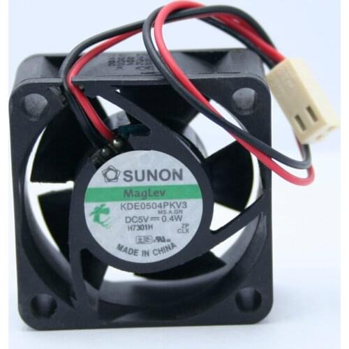 SUNON 4020 DC 5V 0.4W 4CM 40*40*20MM KDE0504PKV3 2-wire Switch Silent Heat Sink Cooling Fan