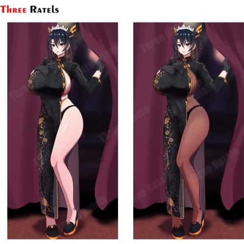 Three Ratels B139 Anime Game Black Wyrm S9 Last Origin For Audi A6 C8 Decal Car Assessoires Cartoon Creative Waterproof Sticker