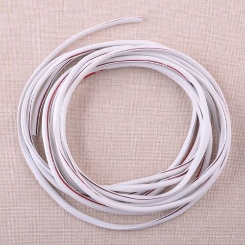 Universal 5M/16FT White Door Edge Trim Molding Seal Strip Scratch Guard Protector Accessories