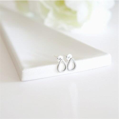 10pcs/lot Simple Design Waterdrop Stud Earring Perfect Summer Earring Stud Rain Water Earring Fashion Elegant Female Jewelry