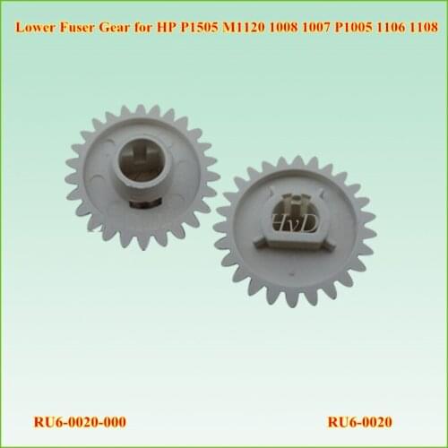 10pcs New RU6-0020-000 RU6-0020 26T Lower Fuser Pressure Roller Gear for HP P1505 M1120 1008 1007 P1005 1106 1108 Printer
