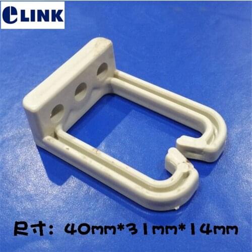 100PCS cable manager ring ABS plastic for distribution box cable management for network cabinet white 40*31*14mm factory ELINK