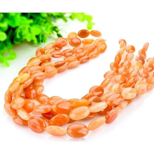 13x18mm Red Aventurine Jade Semi Precious Gemstone Drip Loose Beads for Jewelry Making DIY Handmade Craft Supplies 15"
