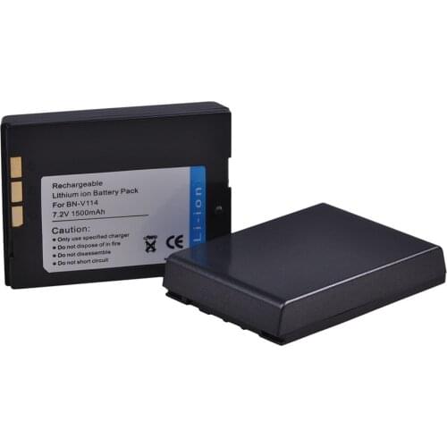 1500mAh BN-V114 BN-V114U BNV114 V114U battery for JVC GR-DVP1 GR-DX100EK GR-DX45 GR-DVP3 GR-DX106 GR-DX48 GR-DVP3 ST GR-DX107