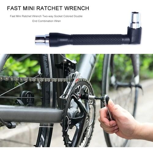 6.35mm L Shape Double-ended Socket Tube Wrench Screwdriver Bits Rod Spanner Car Repairing Hand Tools Wrench Set Ratchets