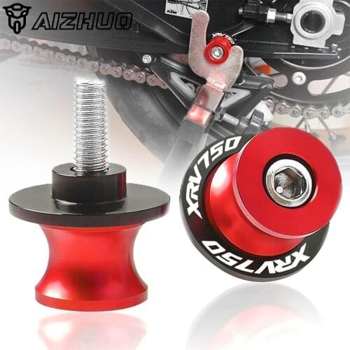 8MM XRV750 Swingarm Stand Screws CNC Aluminum Motorcycle Swing Arm Spools Sliders FOR HONDA XRV750L-Y AFRICATWIN 1990-2003 2002
