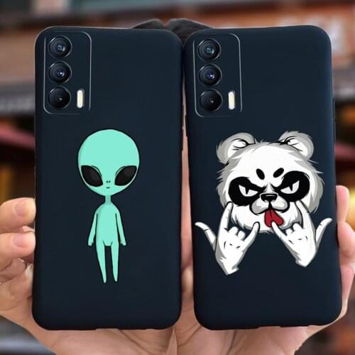 For Realme V15 5G Case Luxury Soft TPU Back Cover For Oppo Realme V15 Phone Cases 6.4'' UFO Dragon Fundas RealmeV15 Coque Bumper