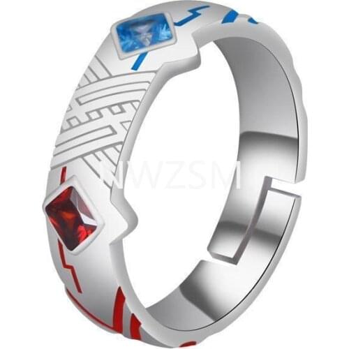 Darling in the franxx Ring silver animation country manga ring jewelry the characters birthday gift with a silver ring