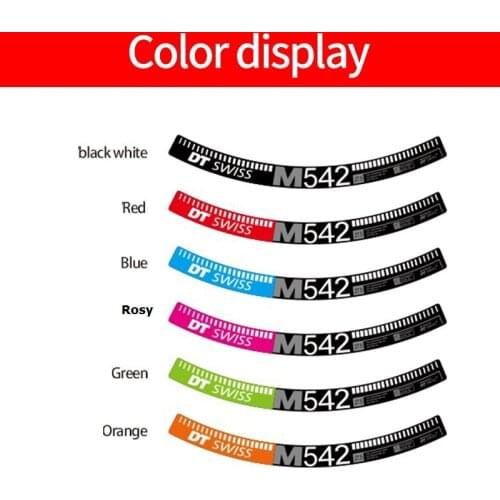 DT M542 542 Wheel Sticker Set for MTB Bicycle Rim Mountain Bike Sticker Cycling Decals