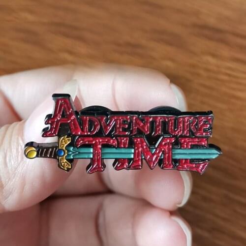 Fantasy Experience Adventure Time Scarlet Sword Enamel Pin For Kids Powerful Gift