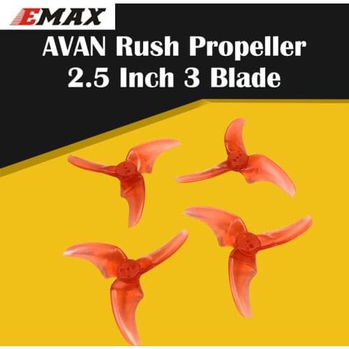 EMAX Avan Rush 2.5 Inch Props 3 Blades Propellers CW CCW for Emax 1106 Motor Lipo 3S to 4S Emax Tinyhawk II Freestyle