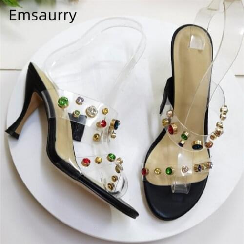 Emsaurry Women's Shoes With A Glass Heel