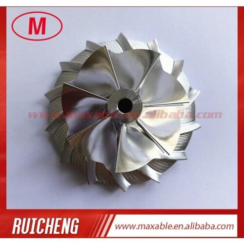 K16 50.33/71.00mm 7+7 blades high performance turbocharger billet/milling/aluminum 2618 compressor wheel