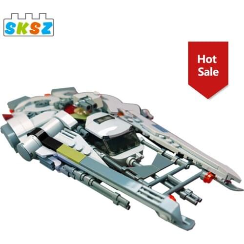 Star Series Wars YT-2020 Spaceship White-Dwarf Model Diy Building Blocks Kids Bricks MOC Toys for Children Christmas Gifts