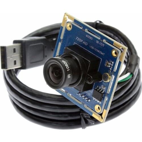 720P Plug and paly cmos OV9712 MJPEG&YUY2 hd micro mini camera module with audio microphone for smartphone
