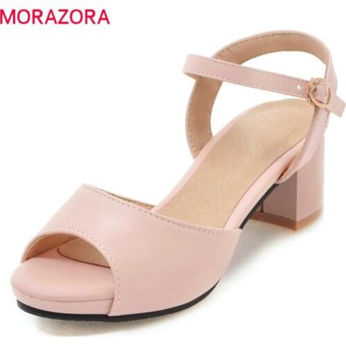 MORAZORA Women's Shoes With Heels