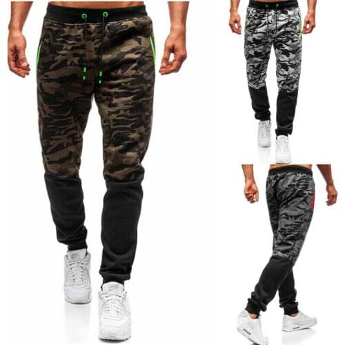 Camouflage Man Pants Mens Long Casual Sport Pants Slim Fit Trousers Running Joggers Sweatpants High Quality Brand Men Pants New