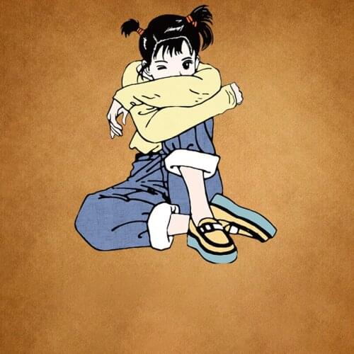 Street Girl Badges Heat Transfer Diy T-Shirt Stripe Washable Clothing Stickers Eco-Friendly Stickers For Woman T-Shirt Dresses