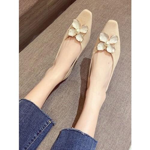 2021 Spring and Autumn New Lady Fairy Bow Single Shoes Korean Fashion All-match High Heels