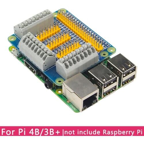 Raspberry Pi GPIO Board Extension Board Module for Robot Car DIY Test compatibe for Raspberry Pi 4 Model B / 3B+ / 3B