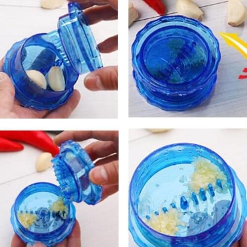 Mini Portable ABS Garlic Grater Useful Easy Cleaning Daosuan Device Hand Presser Grinder Crusher Kitchen Tool Accessories