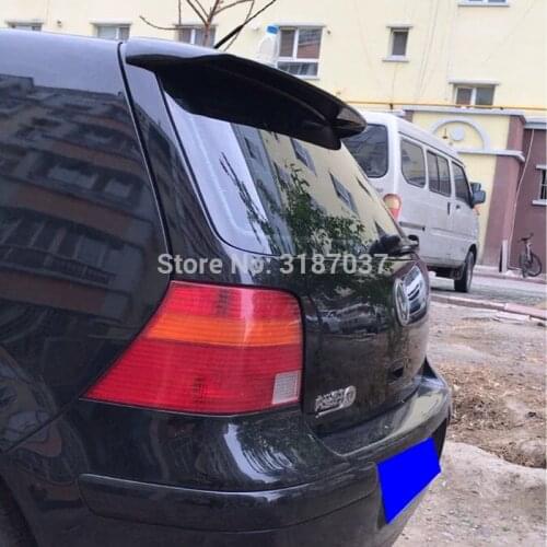 For Golf 4 Spoiler 2006-2009 ABS Plastic Rear Roof Spoiler Wing Trunk Lip Boot Cover Car Styling
