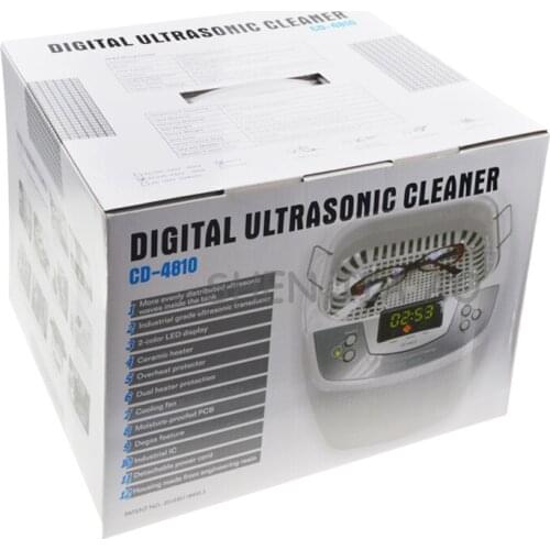 Ultrasonic cleaning machine CD-4810 household intelligent ultrasonic cleaning machine to clean the glasses razor 220V
