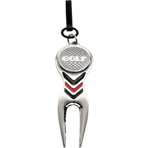 Golf Repair Tool Golf Pitchfork Pitch Groove Cleaner Tool Supplies Sports Repair Accessories Aids Golf Outdoor Training B1T4