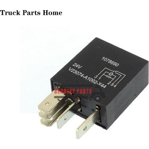 Spare Parts for VOLVO/SCANIA/MERCEDES-BENZ/IVECO/DAF Trucks VOE 1078690/1320483/384 542 7119/98444017/1301879 Relay