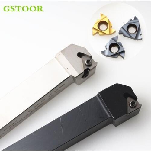 1PC SER1212H16 SEL1212H16 External Threading Turning Tool Holder+10PCS 16ER 16IR Thread Inserts CNC Lathe Cutter Cutting Sets