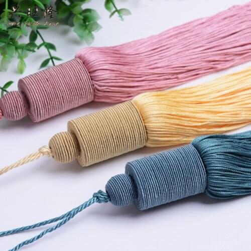 XWL 10Pcs Small Cord Curtain Tassel Fringe Key Tassels Curtain Accessories DIY Sewing Valance Sofa Stage Tablecloth Bookmark
