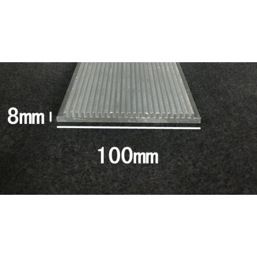 100*8*100/300 Aluminum Alloy Heatsink Cooling Block For High Power LED IC Chip Cooler Radiator Heat Sink 3D printer Raspberry PI