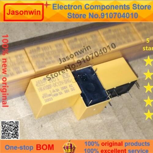100% nuevo 50 unids/lote original relay HK4101F HK4100F-DC12V-SHG DC 3V 5V 9V 12V 24V-SHG 3A Transistor