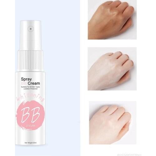 20ml Portable Body Face Whitening Spray BB Cream Foundation Base Brighten Makeup Concealer Long Lasting Cosmetic Tool New TSLM1