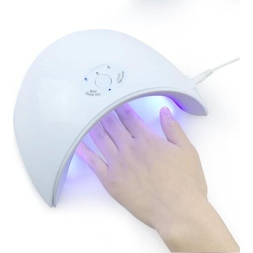 36W LED Infrared Intelligent Timing Nail Art UV Gel Lamp Dryer Manicure Machine