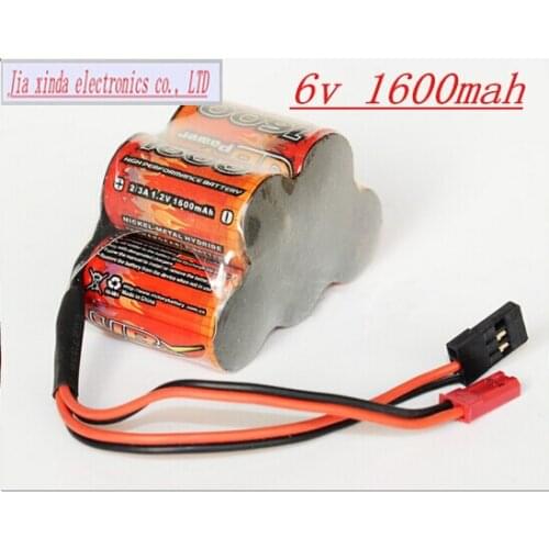 VB Power 6V 2/3A 1600MAH 2/3A 5x1.2V NI-MH Rechargeable battery trapezoidal gasoline receiver battery pack charging batterise