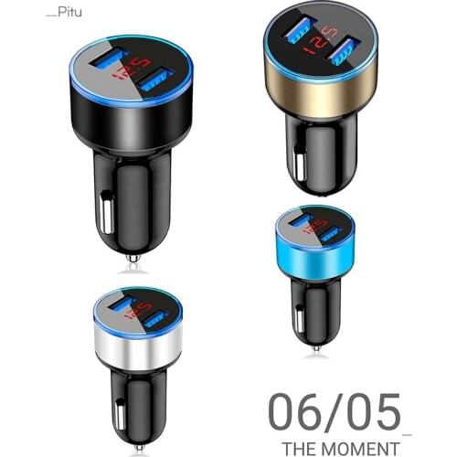 USB Car phone Charger Dual Port Auto Chargeur Charge For SsangYong Actyon Turismo Rexton Rodius Korando Kyron Musso Sport