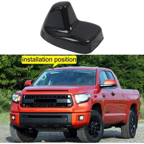 Car Accessories for Toyota Tundra 2014-2020 Carbon Fiber Look Roof Shark Fin Aerial Antenna Cover Trim