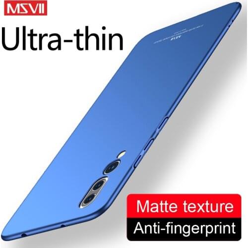 MSVII Cases For Huawei P20 Pro Case Cover Huawei P20 Lite Case P 20 Silm Hard PC Back Cover Coque Huawei P20 Plus Cases