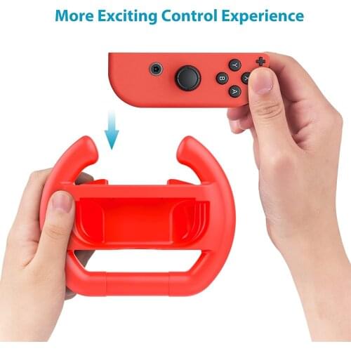Joycon Game Steering Racing Handle Steer Wheel Holder for Nintend Switch NS Joy-Con Controller Gamepad Hand Grip Stand Support
