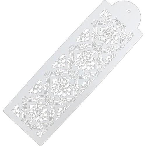 DIY Hollow Lace Flower Cake Fondant Mould Stencils Template Decorating Tool